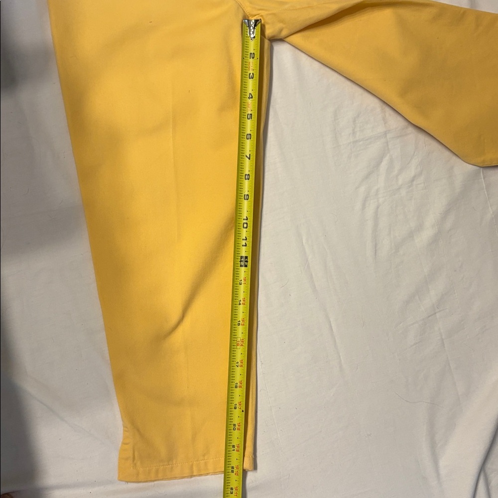 Talbots Petites Bright Yellow Women’s Jeans Y2K SZ 6P QuietbLuxury - Picture 10 of 11